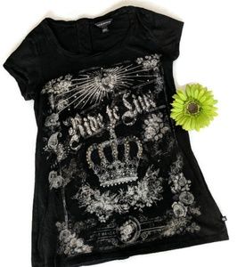 Rock & Republic 'Ride to Live' t-shirt sz.S #449